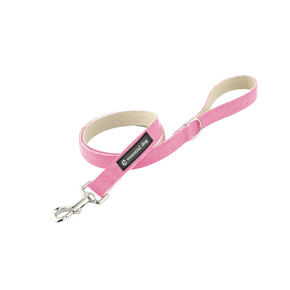Organic Hemp & Cotton Dog Lead - Pretty in Pink-4