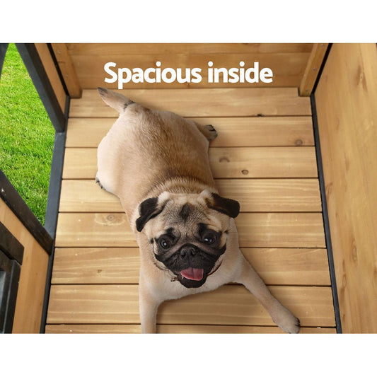 Dog Kennel with Elevated Floor - 2 Sizes-1
