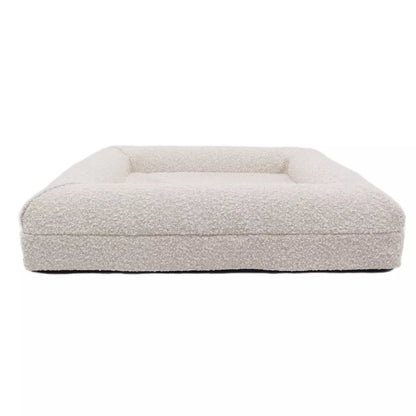 Memory Foam Dog Bed in Bouclé-0