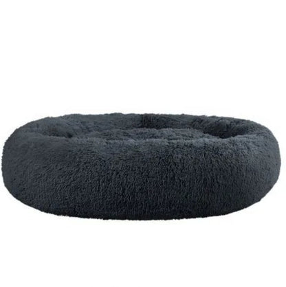 Soothing Calming Donut Pet Bed in Dark Grey-5